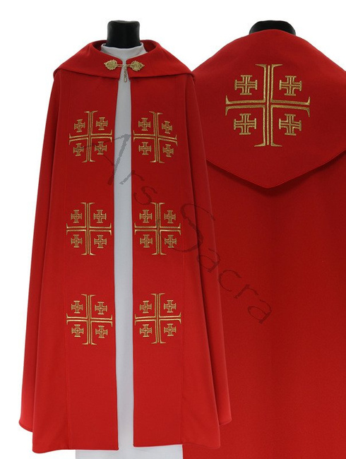 Chape gothique '"Croix de Jérusalem" K723-GC