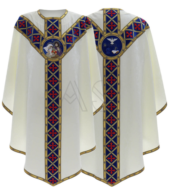 Chasuble semi gothique "Noël" GY476-AKN26