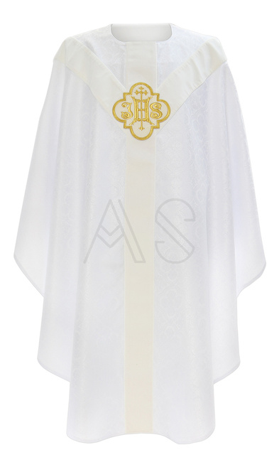 Chasuble semi-gothique "IHS" GY208-AB25